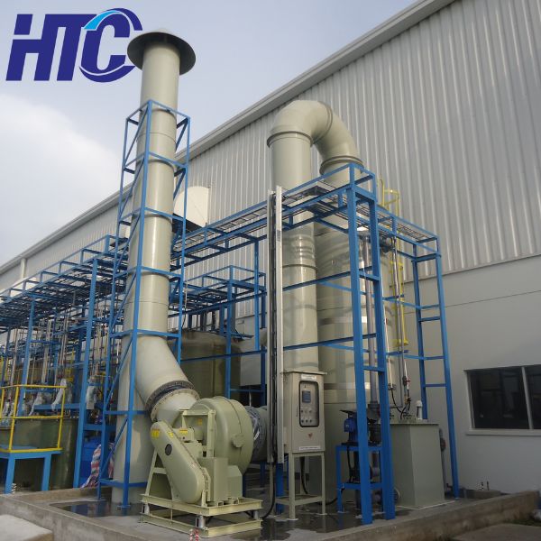 Quy trình lắp đặt hệ thống xử lý khí thải tại HTC Việt Nam 